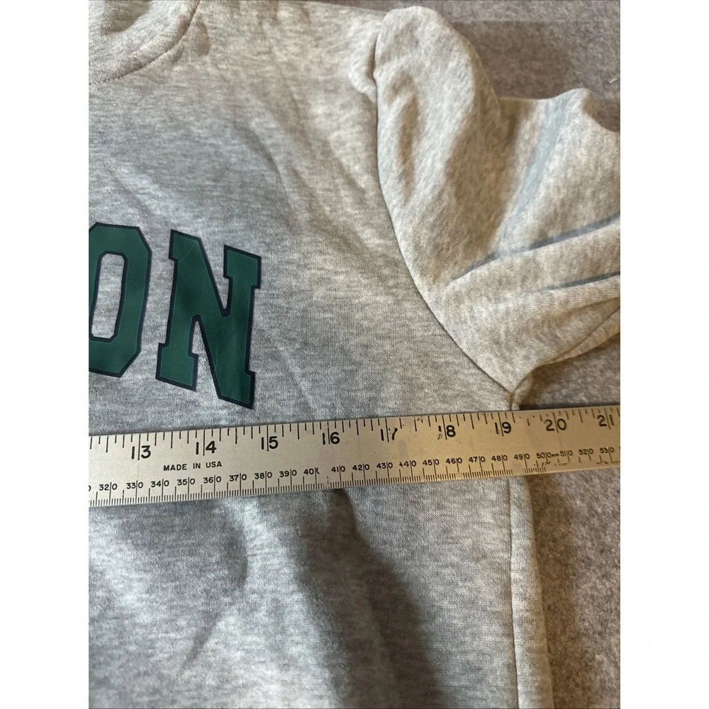 Boston Hoodie Sweatpants Tracksuit Set  Jr M Gray EST 1997 Graphic Fleece - Picture 6 of 11